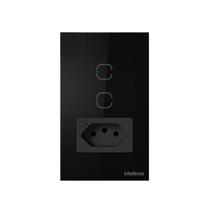 Tomada com Interruptor inteligente Wi-Fi Preto ETW 1021 Intelbras Tomada com Interruptor inteligente Wi-Fi Preto ETW 1021 Intelbras