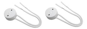 Tomada Com Rabicho Para Lâmpada Flour 15 a 30W 2 Unidades 250V Tomada Com Rabicho Para Lâmpada Flour 15 a 30W 2 Unidades 250V