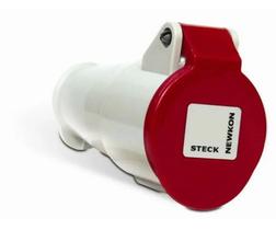 Tomada De Acoplamento 3p+t 16a 380/440v Vermelho - S4056 - Steck