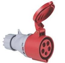 Tomada De Acoplamento 3P T N - 6H Vermelho - 56255/139 -TRAMONTINA