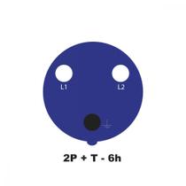 Tomada de Acoplamento Industrial 2P+T 32 A 220-250 Vca 6 H Tramontina Tomada de Acoplamento Industrial 2P+T 32 A 220-250 Vca 6 H Tramontina