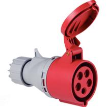 Tomada de Acoplamento Industrial 3P+N+T 32 A 380-415 Vca 6 H Tramontina Tomada de Acoplamento Industrial 3P+N+T 32 A 380-415 Vca 6 H Tramontina