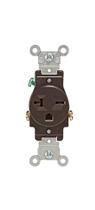 Tomada de alimentação de aterramento Leviton 105-5821 20A 250V