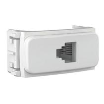 Tomada de comunicacao rj11 4 fios compose branco