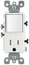Tomada de comutação Leviton Decora 15A 125V branca