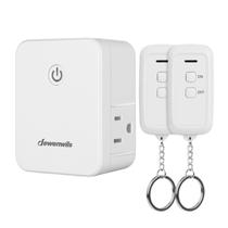 Tomada de controle remoto DEWENWILS com 2 controles remotos 15A/1875W Tomada de controle remoto DEWENWILS com 2 controles remotos 15A/1875W