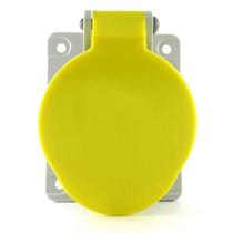 Tomada De Embutir 3P+T 16A 100/130V Amarela N4044 Steck
