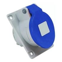 Tomada De Embutir 3p+t 16a 200/250v Azul N4049 Steck Tomada De Embutir 3p+t 16a 200/250v Azul N4049 Steck