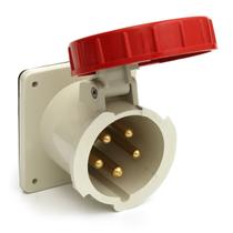 Tomada De Embutir 63A 3P+N+T 380V Negativa IP67 STRAHL N-5546