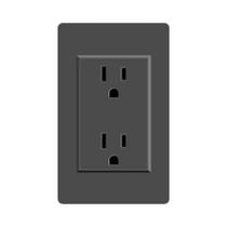 Tomada De Energia Dupla 15A Padrão Americano 110V 250V Painel De PC De Alta Qualidade Embutido Na