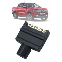 Tomada de Engate Rápido 7 Polos Bratus para Carretinha Ford Ranger 2024 2025 2026 Reboque de Carro