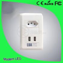 Tomada De Parede 1 Entrada Fonte 2 Usb 5v 10a Bivolt Tomada De Parede 1 Entrada Fonte 2 Usb 5v 10a Bivolt