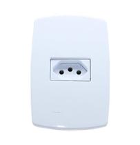 Tomada De Parede 10A 2 Polos + Terra Perola Radial 1803113 Tomada De Parede 10A 2 Polos + Terra Perola Radial 1803113