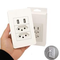 Tomada de Parede com Usb para Celular e Tablet