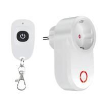 Tomada De Parede Inteligente Com Controle Remoto Sem Fio 433MHz Transmissor 220V 15A Para Lâmpada Tomada De Parede Inteligente Com Controle Remoto Sem Fio 433MHz Transmissor 220V 15A Para Lâmpada