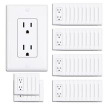 Tomada de parede ThunderWay Decorator 15A/125V branca x50