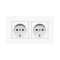 Tomada De Parede USB Dupla 16A Padrão Europeu 110-250V 146mm X 86mm Painel Elétrico