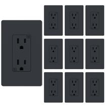 Tomada de parede WEBANG 15A 125V resistente a violações, pacote com 10
