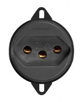 Tomada De Piso 10A Preta 2P+T - 23044 Transmobil Tomada De Piso 10A Preta 2P+T - 23044 Transmobil