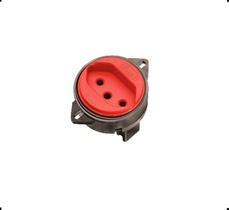 Tomada De Piso 20A Vermelha 2P+T - 24054 Transmobil Tomada De Piso 20A Vermelha 2P+T - 24054 Transmobil