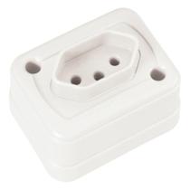 Tomada De Sobrepor 2p+t 10 A 250 V Tramontina Branco Tramontina