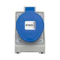 Tomada De Sobrepor 2p+t 32a 200/250v Azul N3206 Steck