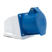 Tomada de sobrepor 2p+t 32a 220/240v 6h ip44 azul lukma 40018