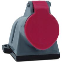 Tomada de Sobrepor 3P+T 16A 200/250V - S4009 - STECK Tomada de Sobrepor 3P+T 16A 200/250V - S4009 - STECK