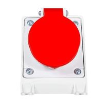 Tomada De Sobrepor 3p+t 16a 380/440v Vermelho - N4006 - Steck Tomada De Sobrepor 3p+t 16a 380/440v Vermelho - N4006 - Steck