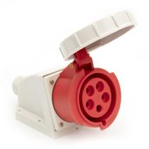 Tomada De Sobrepor IP 67 3P+N+T 32A 380V Strahl PA5206/BC Tomada De Sobrepor IP 67 3P+N+T 32A 380V Strahl PA5206/BC