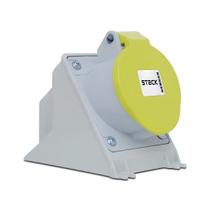 Tomada De Sobrepor N3004 Amarela 2P+T 16A 100/130V Steck