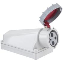 Tomada De Sobrepor Tramontina 2p+t 125 A 380-415 V 06h Ip67 Para Ambientes Industriais E Comerciais Tomada De Sobrepor Tramontina 2p+t 125 A 380-415 V 06h Ip67 Para Ambientes Industriais E Comerciais