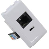 Tomada de telefone rj 11 tablet branco - Tramontina