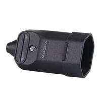 Tomada Desmontável 2P + T 10A Com Prensa Cabos Preto MarGirius