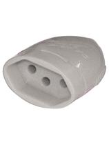 Tomada Desmontavel Daneva Dn1619 2P + T 20A 250 Volts Cinza