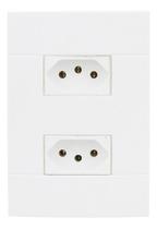 Tomada Dupla 10A + 20A Conjunto 4x2 Lunare Schneider