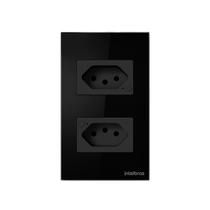 Tomada dupla 10a smart wi-fi ets 1002 preto 4850065 Tomada dupla 10a smart wi-fi ets 1002 preto 4850065