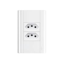 Tomada Dupla 20a/250v Com Placa 4x2 Fame Modulare