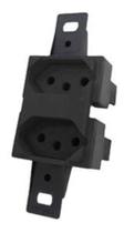 Tomada Dupla 20A 2P+T Para Condulet Preto Blux Tomada Dupla 20A 2P+T Para Condulet Preto Blux