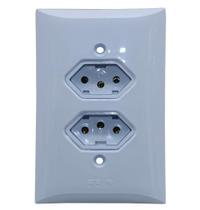 Tomada Dupla 20a Distanciadas De Parede Flp Paris 1322002