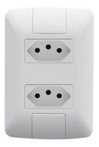 Tomada Dupla 2p + T 10a/250v + Placa Aria Tramontina