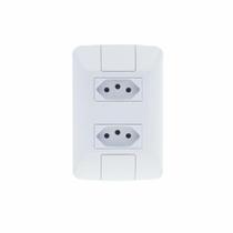 Tomada Dupla 2P+T 10A 57241/065 ARIA - Tramontina Tomada Dupla 2P+T 10A 57241/065 ARIA - Tramontina