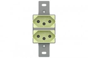 Tomada dupla 2P+T 20A 250V FOSF Tomada dupla 2P+T 20A 250V FOSF