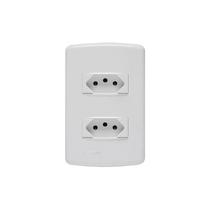 Tomada dupla 2x4 10a bc soprano en Tomada dupla 2x4 10a bc soprano en