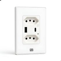 Tomada Dupla Inteligente Smart Weg Zigbee Branca 10a