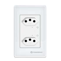 Tomada Dupla Inteligente Wi-fi Primebras 2 Canais TP1020 Branco