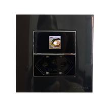 Tomada Dupla Móvel 3 Pinos 10a Telefone RJ11 4 Fios Gesso Drywall Marmore Granito Pedra Embutir Preto Margirius Tomada Dupla Móvel 3 Pinos 10a Telefone RJ11 4 Fios Gesso Drywall Marmore Granito Pedra Embutir Preto Margirius