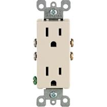 Tomada duplex Leviton S06-05325-0TS Light Ammond 15A 125V Decora Tomada duplex Leviton S06-05325-0TS Light Ammond 15A 125V Decora