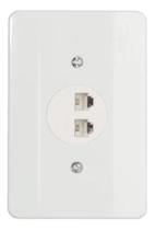 Tomada duplo Jack C/PL. 4x2 Mec tronic