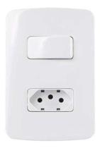 Tomada e Interruptor 1 Seção Simples 10 Amp 4x2 Margirius B3